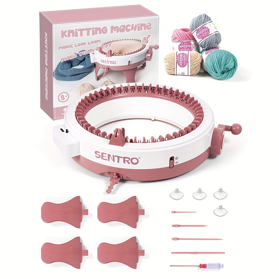 Sentro Knitting Machine Craft Project 40 Needle Hand Knitting Machine Kit  for Knitting Craft Such as Scarves/Hats/Sweaters/Glove