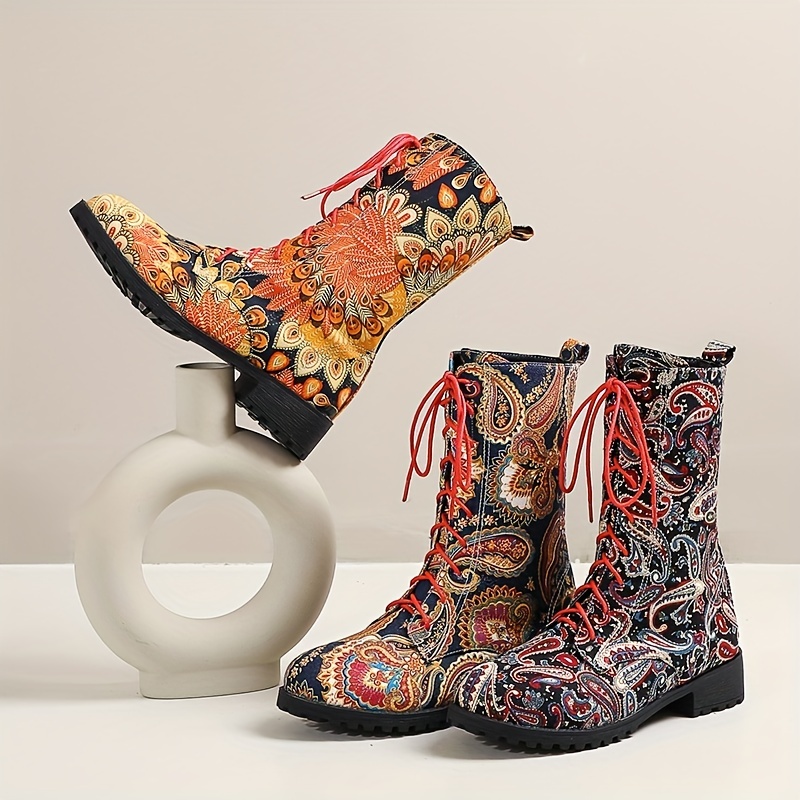 Paisley on sale print boots