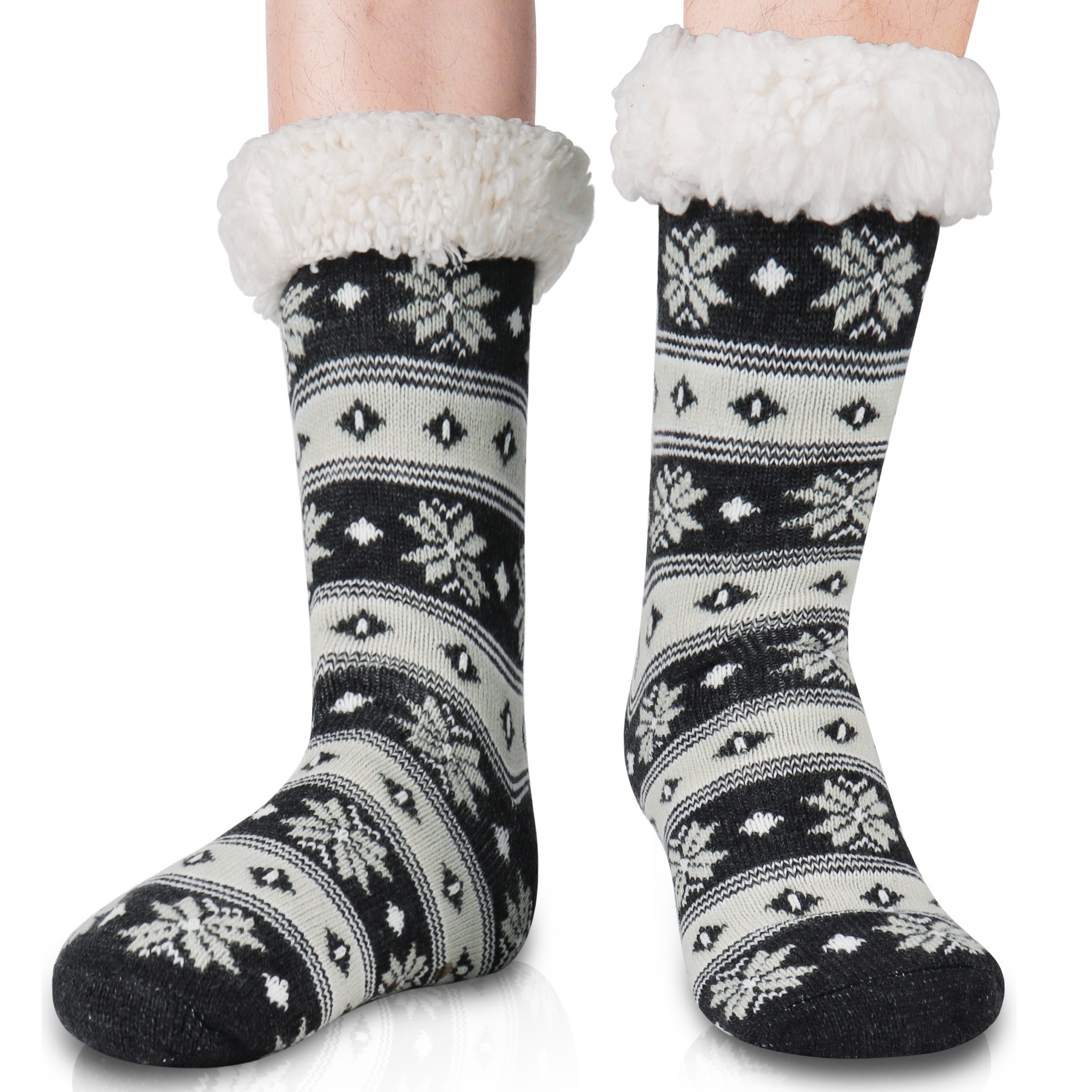 Calcetines térmicos con forro de lana cálida para hombre y mujer,  calcetines térmicos, botas gruesas, calcetines térmicos para clima frío