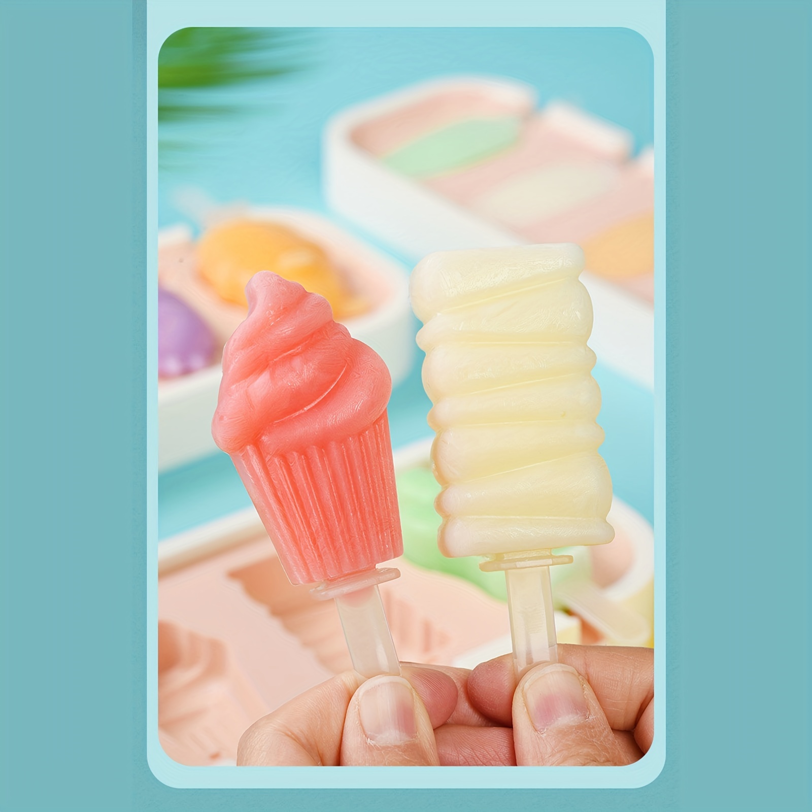 Popsicle Mold Kids Silicone, Silicone Ice Cream Mold