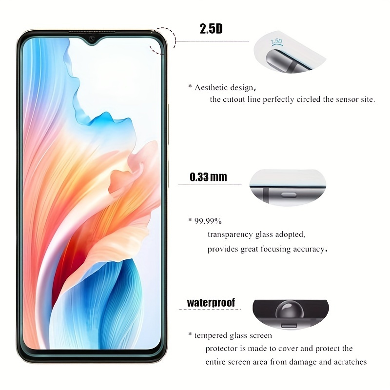 Protective glass film for Oppo A94 5G