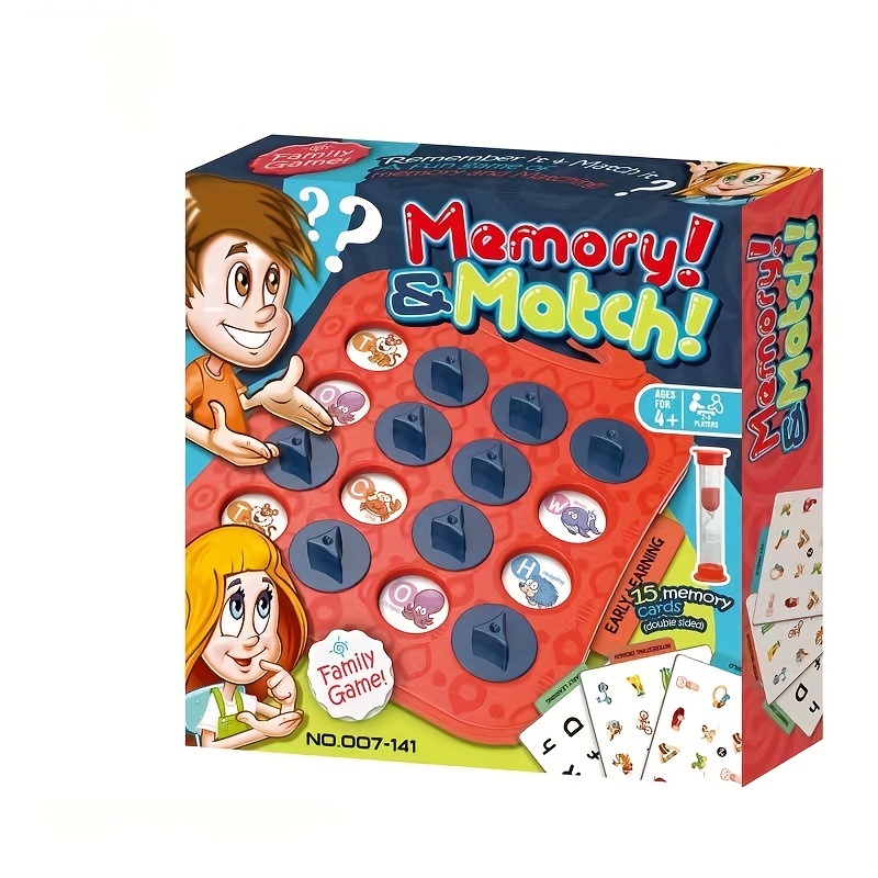 1set Memory Card Game Board Game Puzzle Thinking Training Toy Cards For  Parent-child Interaction