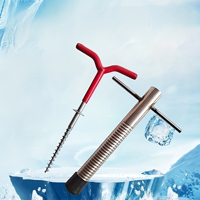 Ice Auger Drill Hard Lightweight Ice Breaking Ice Fishing Drill