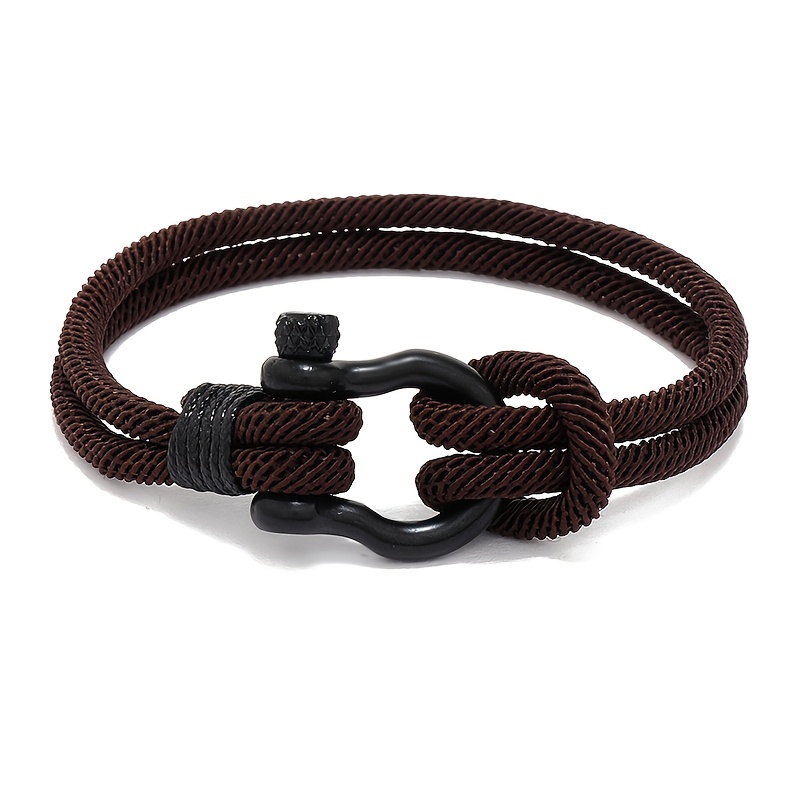 Mother and Son Forever Linked Together Braided Leather Bracelet, Men  Stainless Steel Interlocking Inspirational Wristband, Son Graduation  Birthday