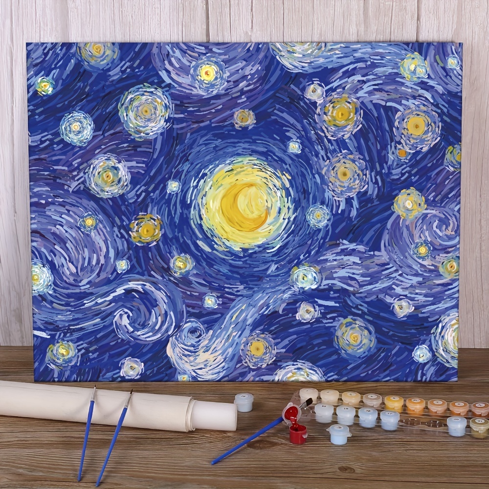 Create A Unique Masterpiece Diy Acrylic Painting Kit With - Temu