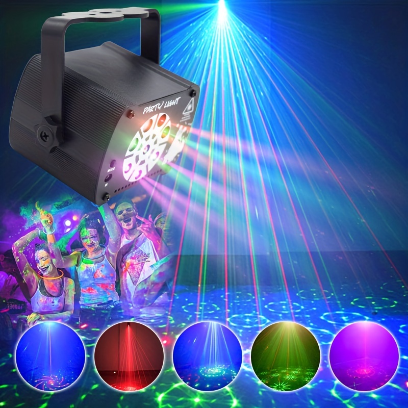 3 in 1 Uv Party Lights Dj Disco Stage Lights Stroboscopic - Temu