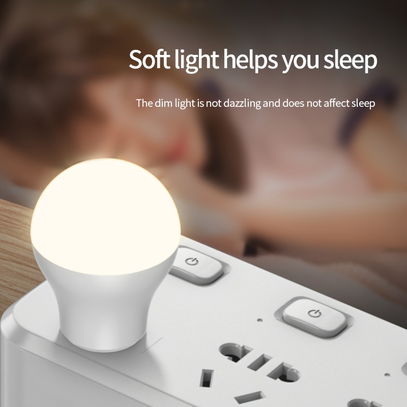 Smart Home Gadgets debe tener luz de enchufe USB, computadora móvil, carga  de energía, luz de libro Pequeña, ojo LED, Hub de hogar
