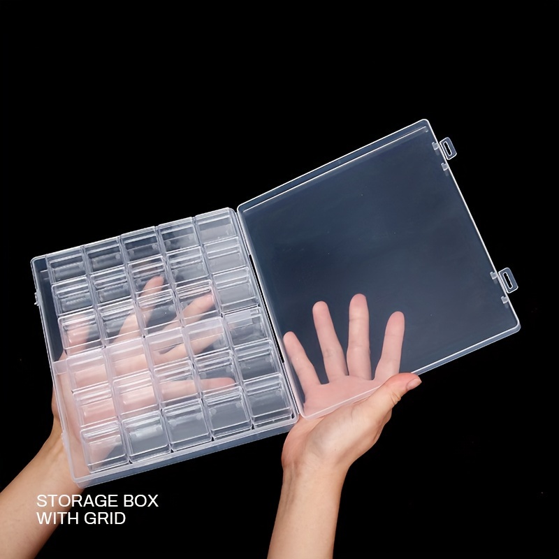 Storage Box Colorful Transparent Plastic Storage Box - Temu