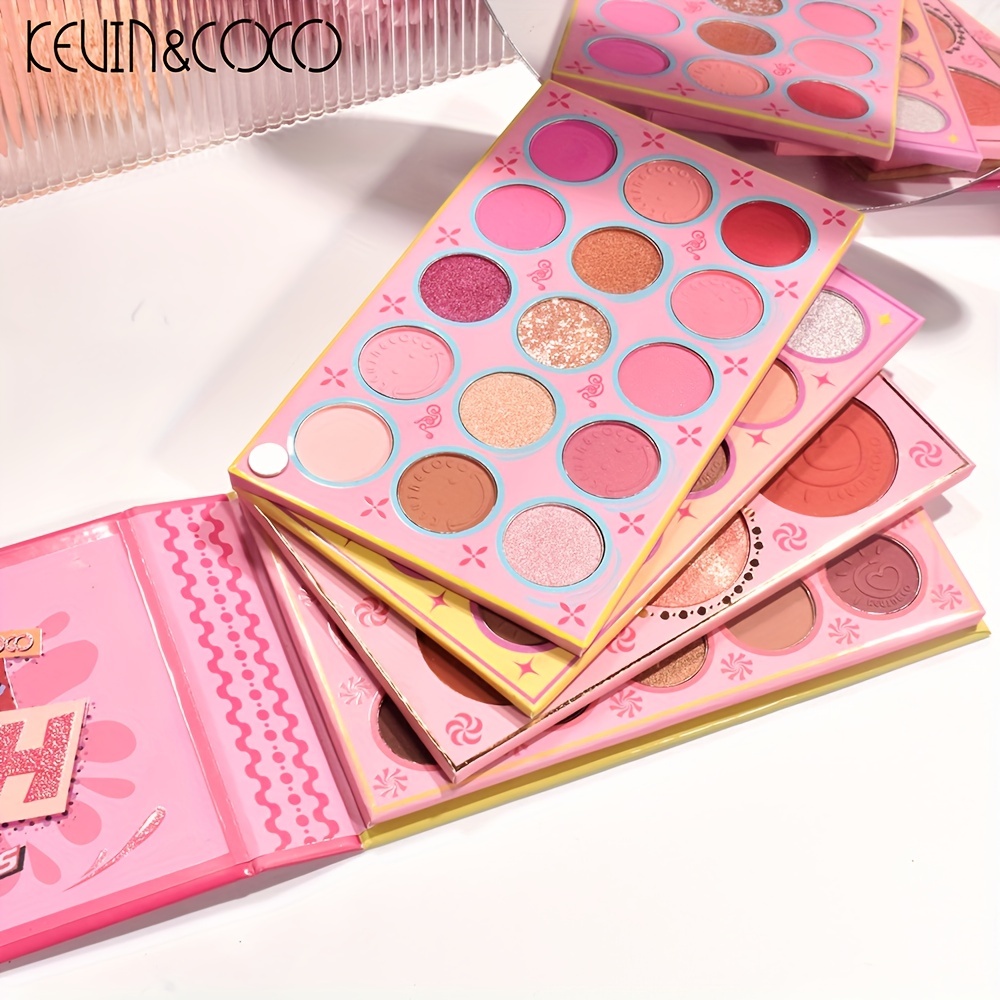 51 Color Easter Eyeshadow Palette Four Layers Turning Book - Temu