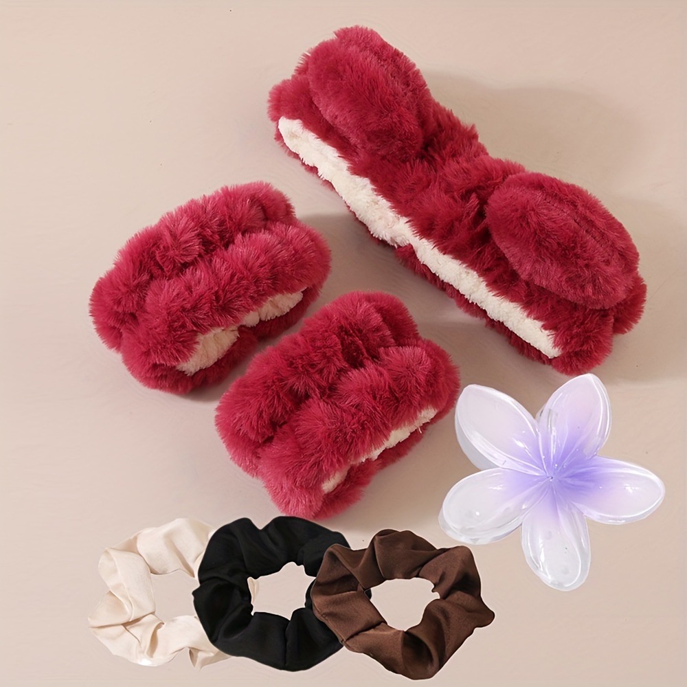 Hairdressing Accessories Kit Lovely Bear Decor Head Band Temu Australia