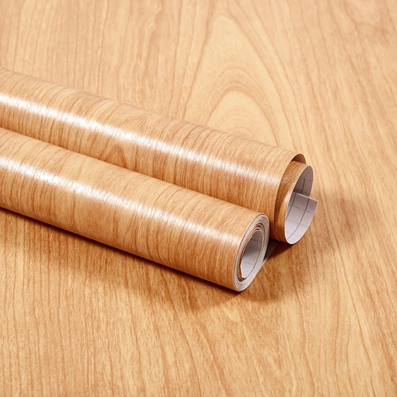 Papel de Contacto de vinilo autoadhesivo impermeable, papel tapiz de  madera, pegatina para dormitorio y armario, mejora del hogar