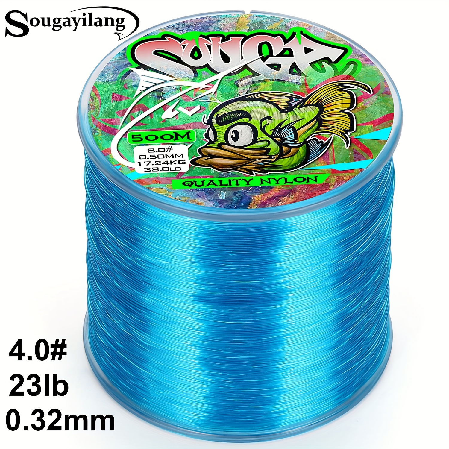 Sougayilang /546yds Fishing Line Sinking Abrasion Resistance - Temu