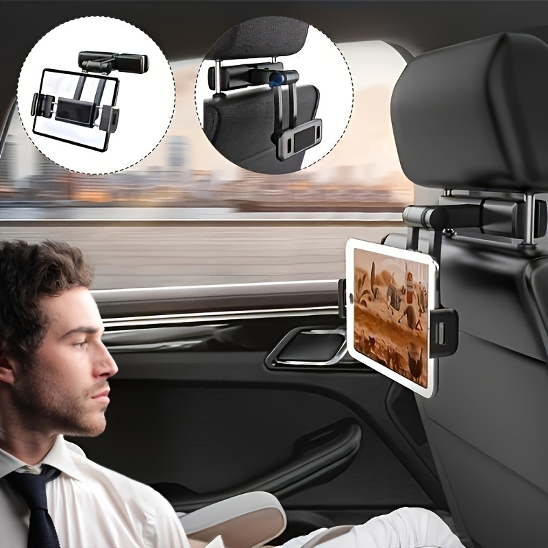 Car Headrest Mount Holder For Tablets ,tablet Mount For Car Back Seat, Car  Tablet Holder For Kids With Anti-slip Strap & Silicone Holding Net/fits All  7-12.9 Tablets - Automotive - Temu Belgium