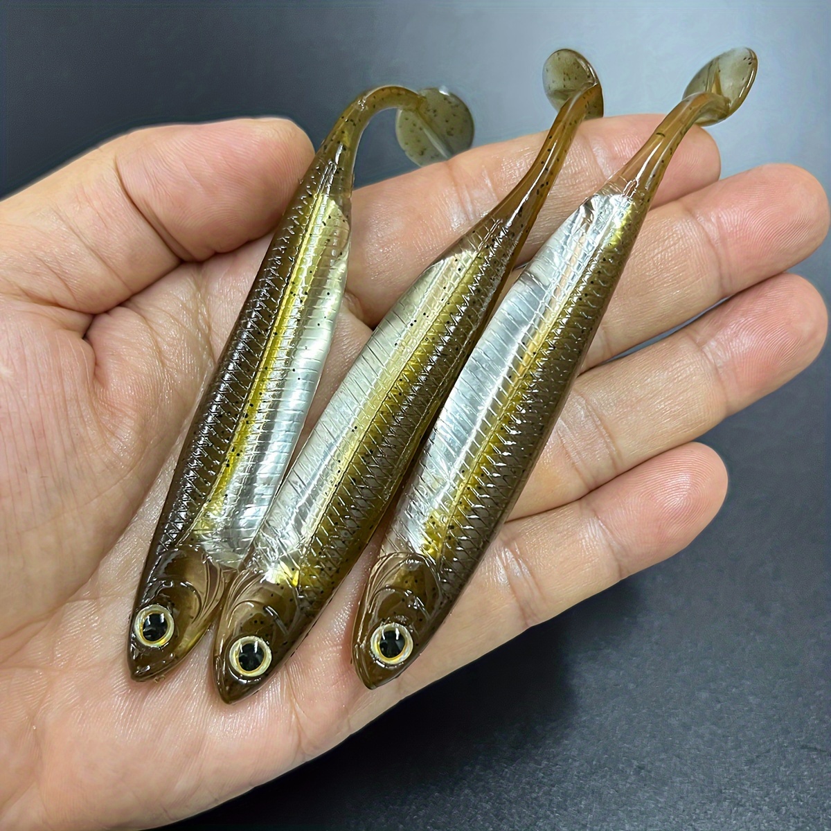 Long Rolled Tail Silicone Soft Wobbler Bait Artificial - Temu Canada