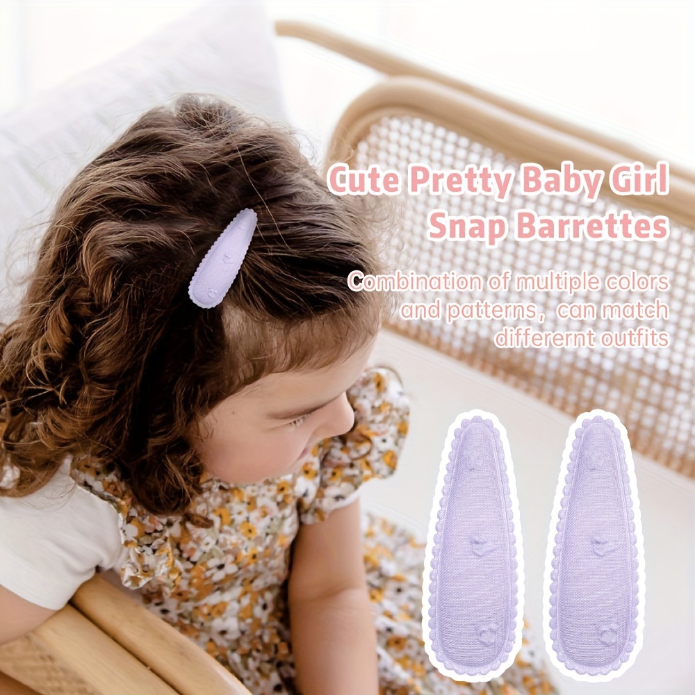 10 pinzas para el pelo de bebé de mini lazos de cinta pinzas  antideslizantes para el pelo de bebé pinzas pequeñas para el pelo para  niños pequeños Clip de Pelo del Bowknot