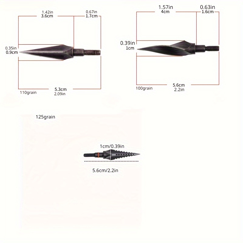 Broadheads For Inner Diameter 6mm For Shooting - Temu