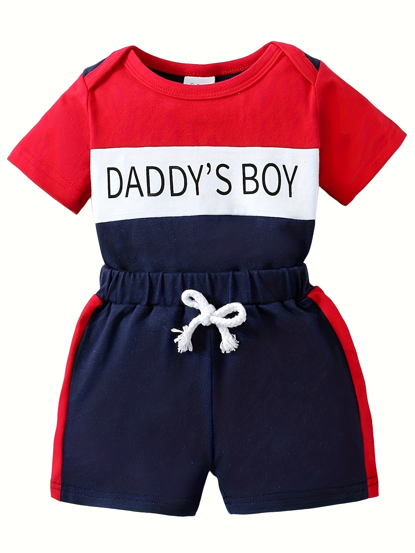 Buy 3PCS Baby Boys' Daddy's New Fishing Buddy Outfit Set Short