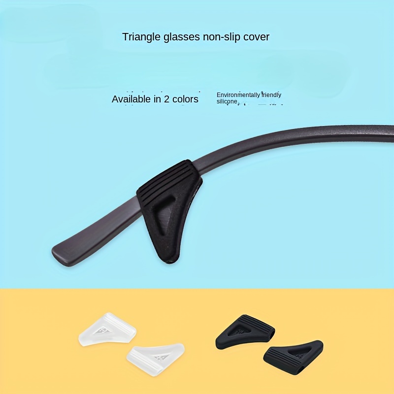 6 Paar bequeme Silikon-Anti-Rutsch-Halter für Brille Zubehör Ohrhaken Brille  Bügelspitze Sport