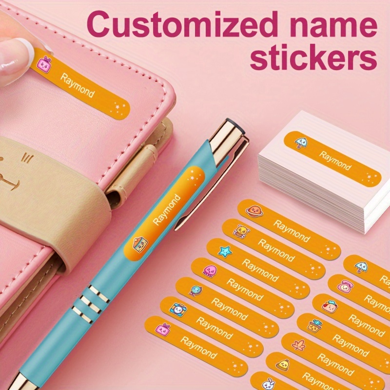 Customizable Name Labels For Best in class School Supply - Temu