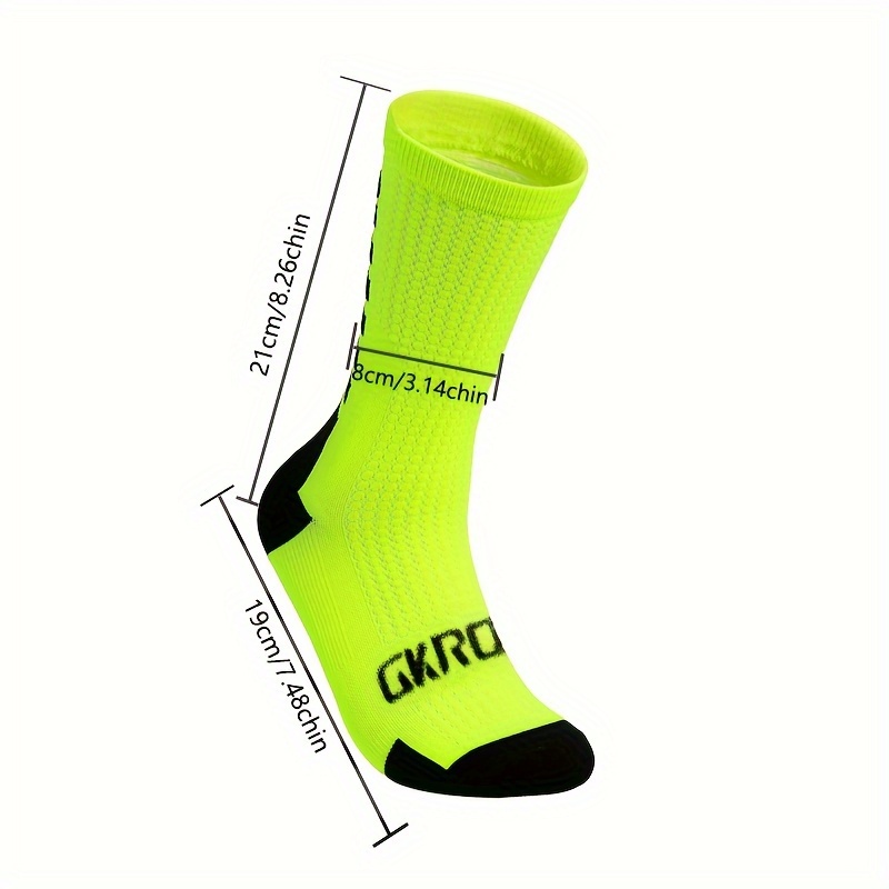 Quick Dry MTB Socks Assorted Colors Breathable Cycling Socks