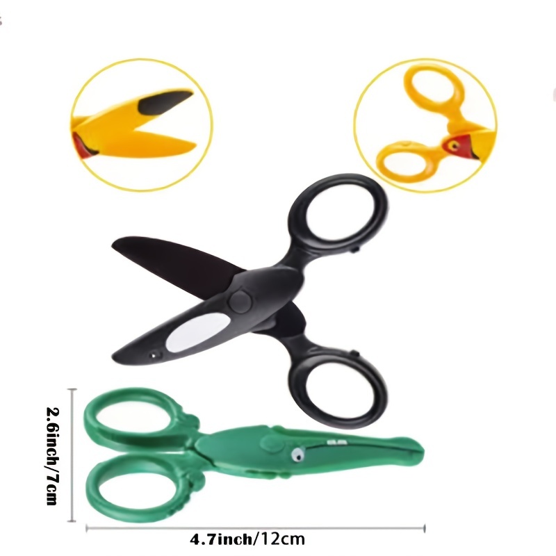 Toddler Scissors Safety Scissors For Kids Plastic Children Safety Scissors  Preschool Training Scissors For Cutting Tools