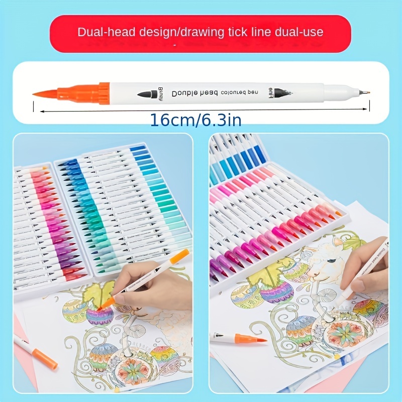 4/6/8/12Pcs/Set Colorful Pen Art Marker Drawing Set Colors Children  Watercolor Pen Safe Non-toxic Graffiti Friendly Kids Gifts - AliExpress