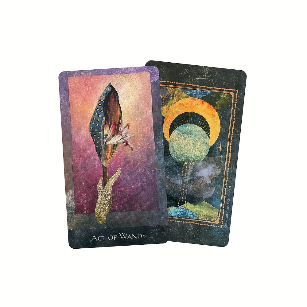 The Rain Shadow Tarot Card With Keywords Meaning Cards, Portable Size  78-Card, Fortune Telling Game Divination Cards