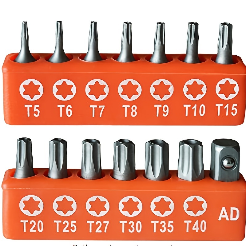 38Pcs Kit Tournevis de Précision, Set Outils avec Torx T1 T2 T3 T4 T5, T6  T7 T8 T9 T10 T15 T20, Etoile P2-P5-P6, Triwing Y000,[46] - Cdiscount  Bricolage