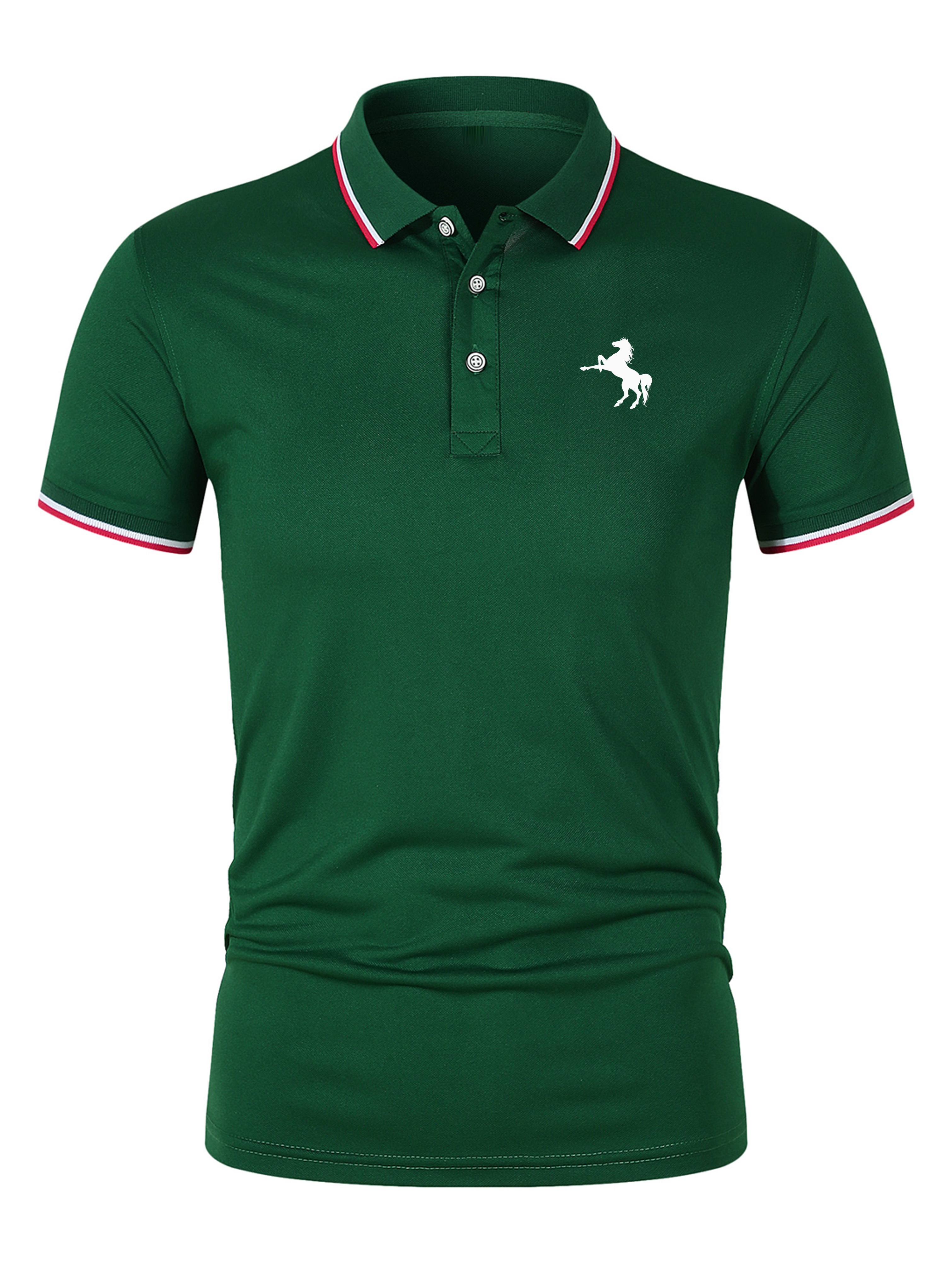  T Shirts For Men Quick Dry Shirts Summer Shirts Golf Polo  Shirts For Men Short Sleeve Golf Shirts Work Shirts Fishing Shirts Camping Shirts  Collared Shirts Emerald Green