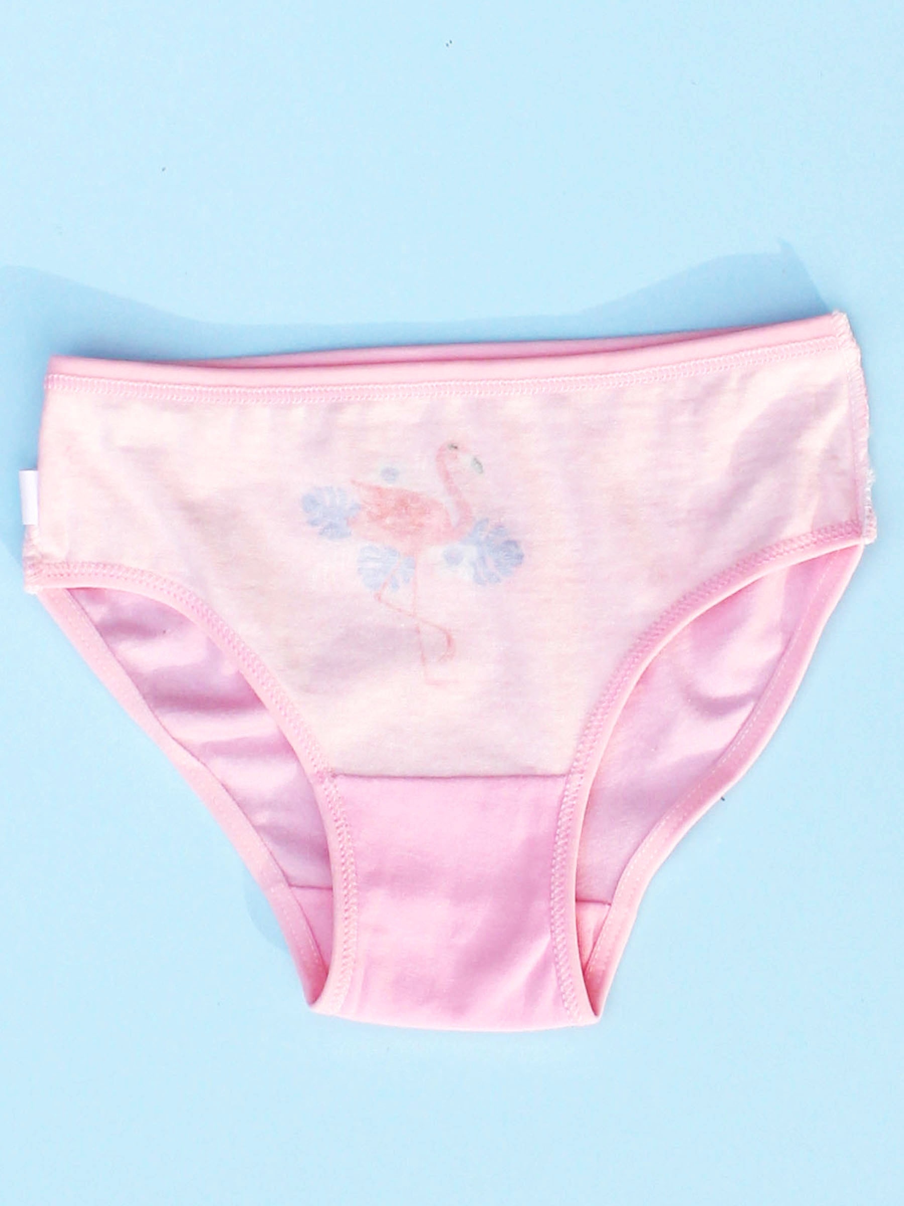 Flamingo Graphic Girls Briefs Cotton Breathable Comfortable - Temu