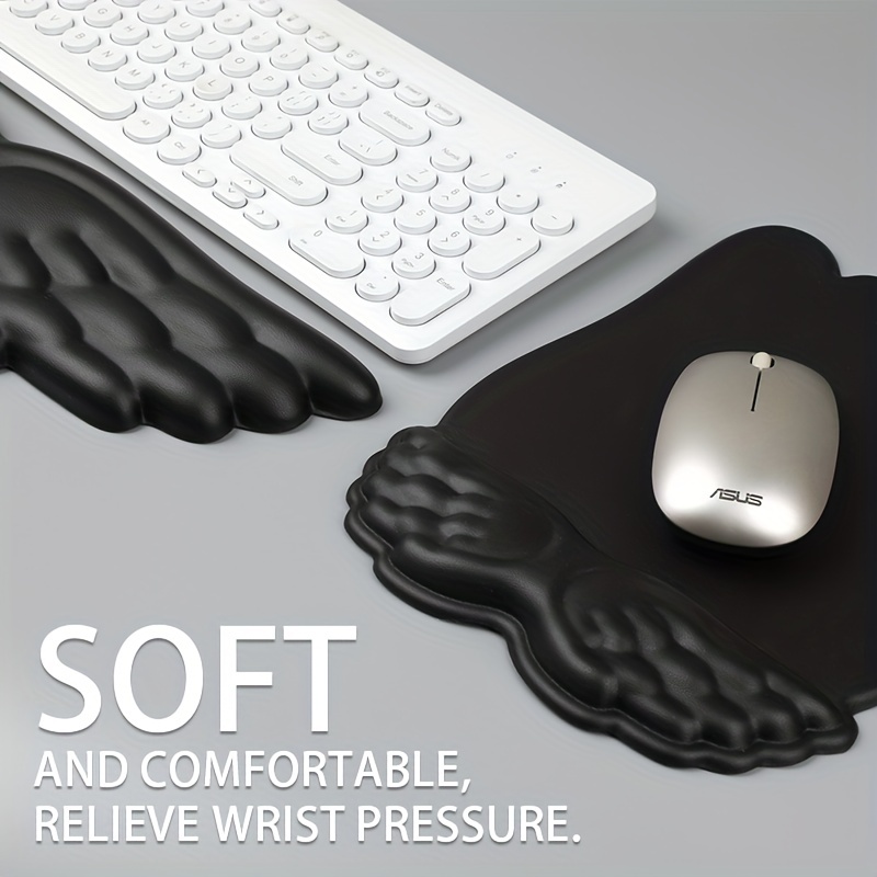 Tapis de souris ergonomique avec repose-poignet - Gel Mouse Rest