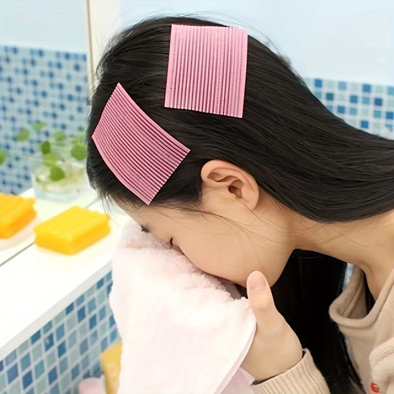 Colorful Hair Clips Magic Bangs Hair Pads Fringe Tapes Bangs - Temu