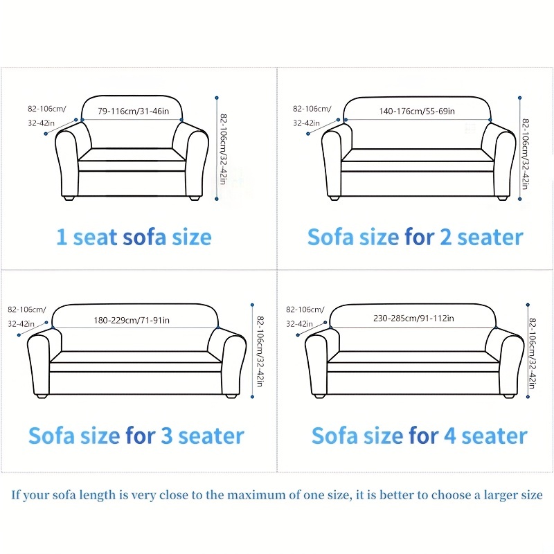 1pc knitted thickened stretch sofa slipcover elastic non slip sofa cover furniture protector for bedroom office living room home decor 2