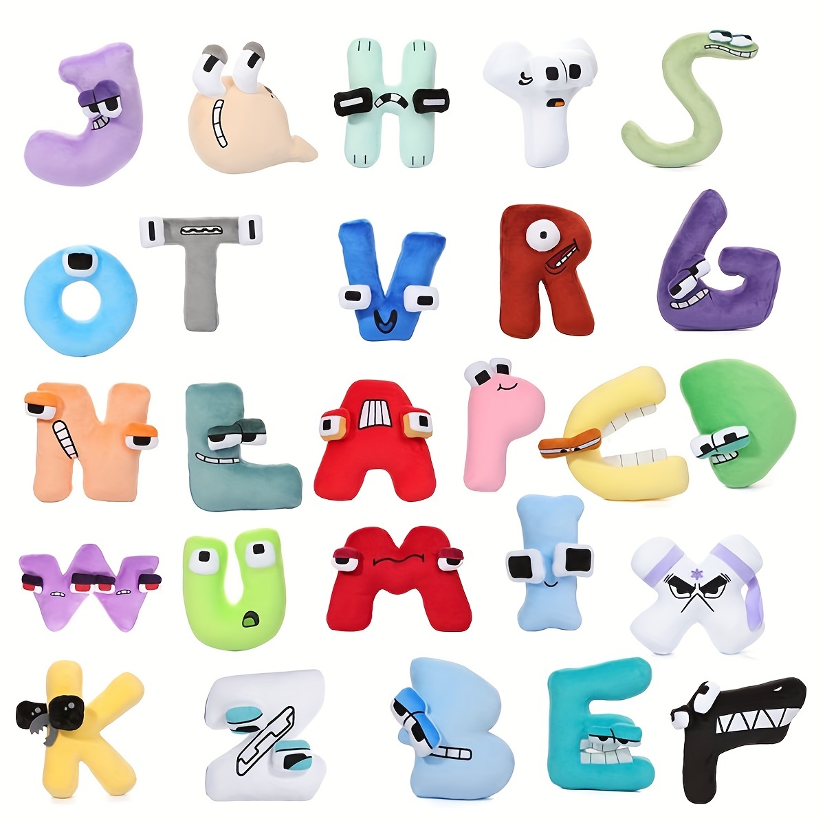 Alphabet Lore Building Blocks Figure 26 Letter A-Z Bricks Toys DIY Children  Early Education Toys Birthday Christmas Gift 26PCS