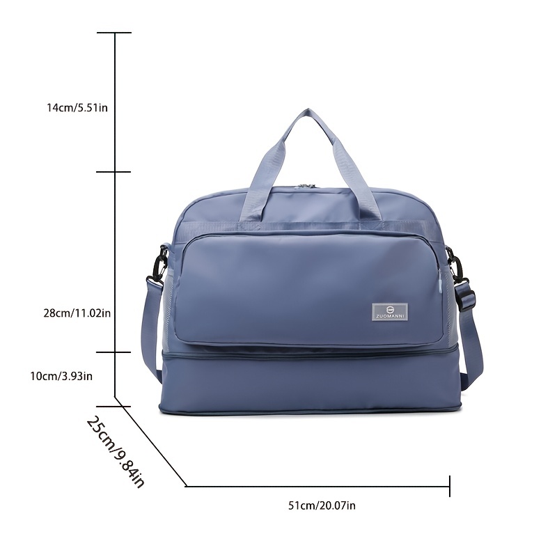 Lightweight Expandable Travel Duffle Bag Large Capacity - Temu Canada