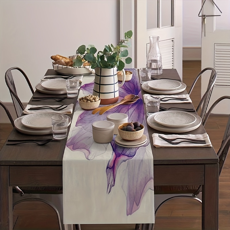 chinese dress ladies Frayed Linen Tablecloth