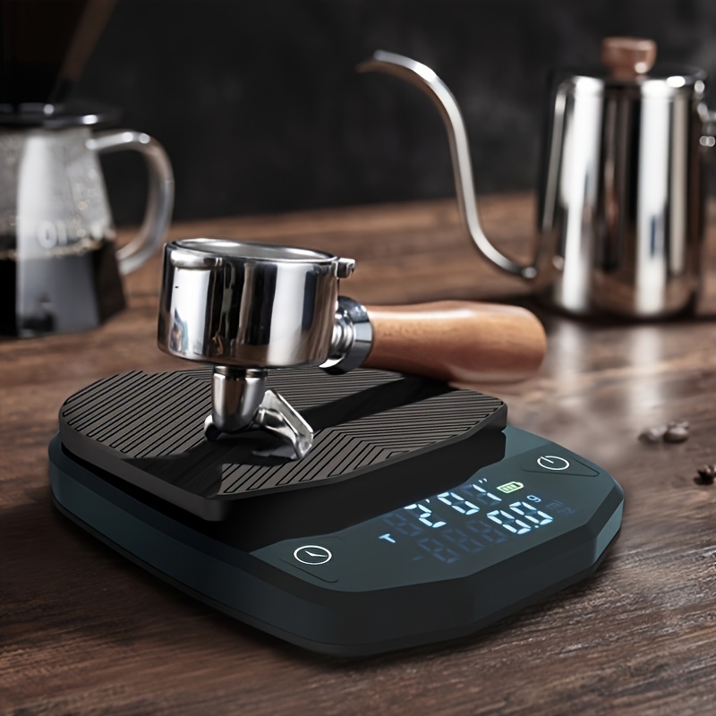 Digital Coffee Scale with Timer LED Screen Espresso USB 3kg Max.Weighing  0.1g High Precision Measures in Oz/ml/g Kitchen Scale - AliExpress