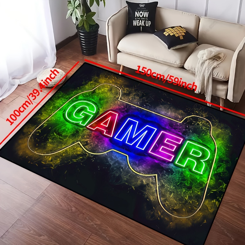 1 Unidad Alfombra Suelo Estampada Colorida Consola Juegos - Temu Chile