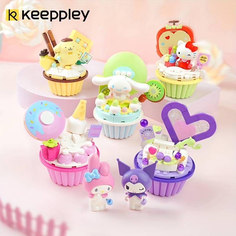 Keeppley Kuromi Melody Hello Kitty Building Block Model, Cartoon Animation  Building Block Assembled Toys Children's Educational Diy Toy Gift Adult  Desktop Decoration - Temu