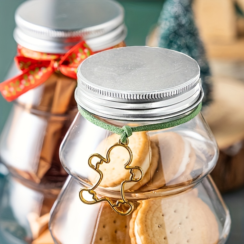 Transparent Christmas Candy Jars, Plastic Storage Jar, Christmas Holiday  Packaging Gift Bottles, Christmas Tree Decor, Plastic Jars Storage  Containers With Lids, Biscuits Bottle, Snack Organizer, Suitable For  Christmas Party Favors - Temu