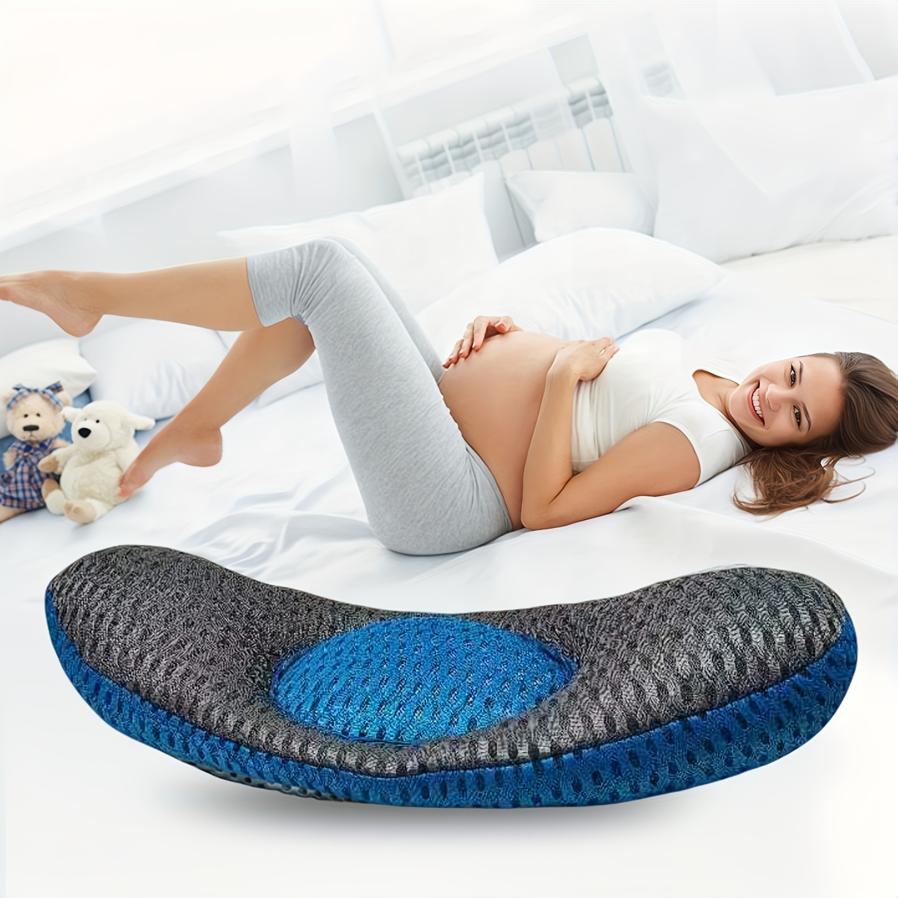 1pc Sleep Waist Support Cushion For Pregnant Women & Lumbar Pillow For Bed