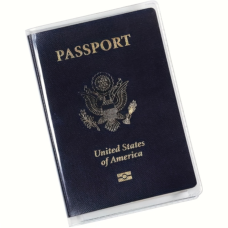 Protecteur De Passeport En PVC Transparent, Porte-carte D'identité De  Voyage, Porte-documents, Pochette De Passeport Étanche, Accessoires De  Voyage