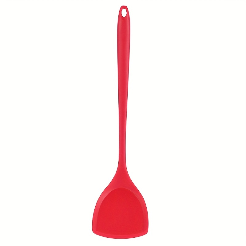 1pc Flexible Silicone Turner Spatula, Heat-Resistant Non-Stick