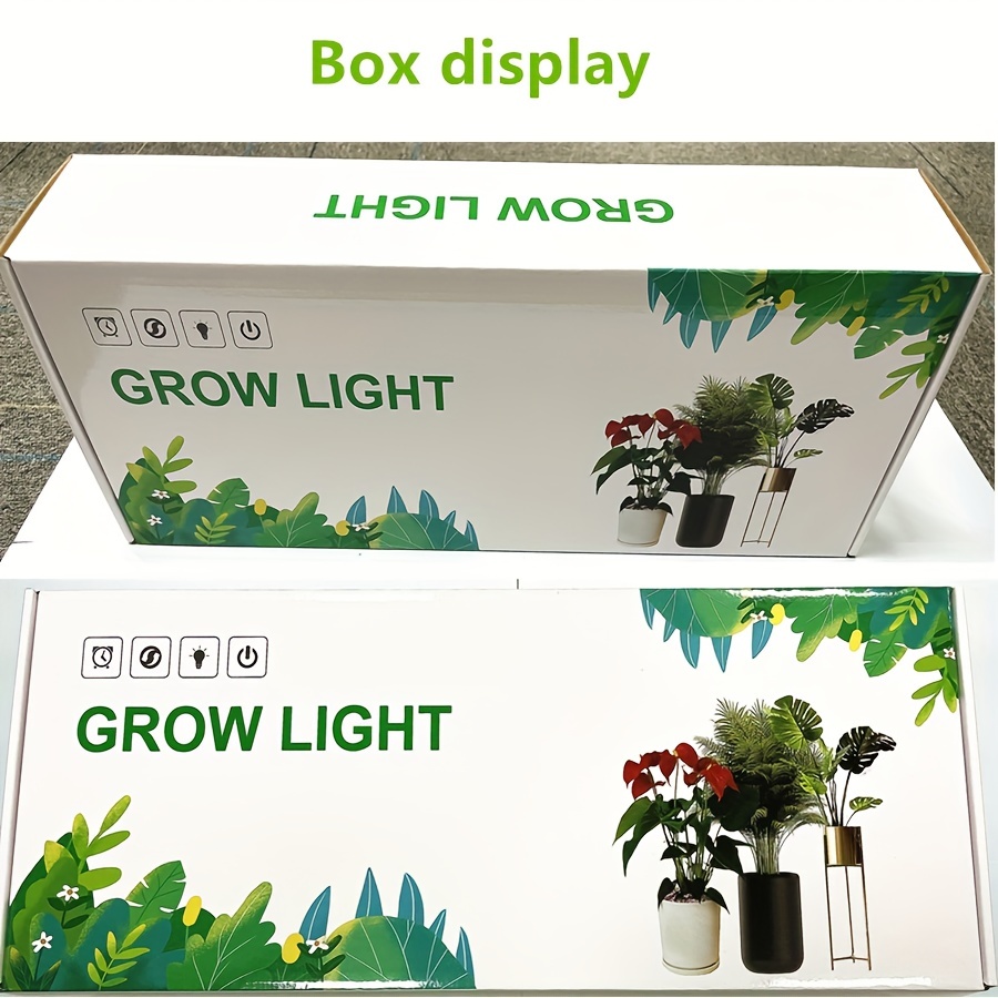 Grow Lights Indoor Plants 5 Heads Plant Lights Indoor Plant Temu