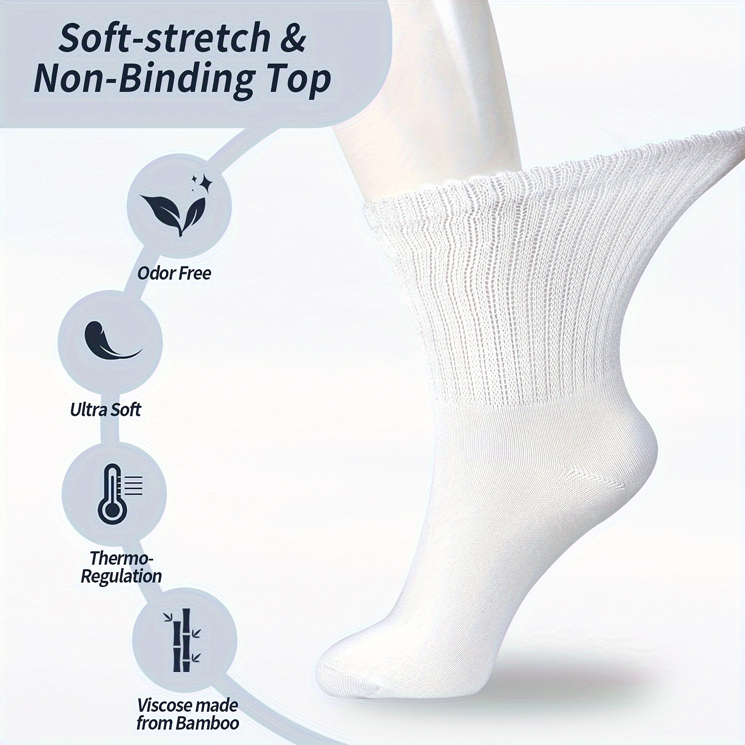 Comprar 4 pares de calcetines tobilleros con letras de Color liso a la moda  para hombre, calcetines cortos transpirables desodorantes de malla elástica  de alta calidad para hombre
