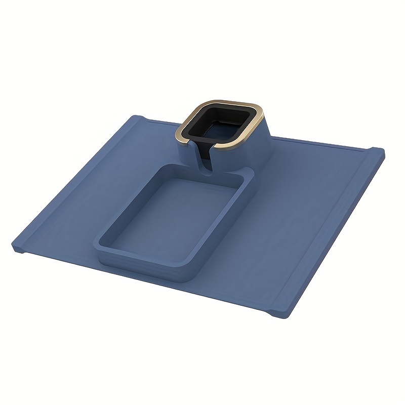 Silicone Cup Holder Coasters for Water Bottle, Spill-proof Drink Storage Tray