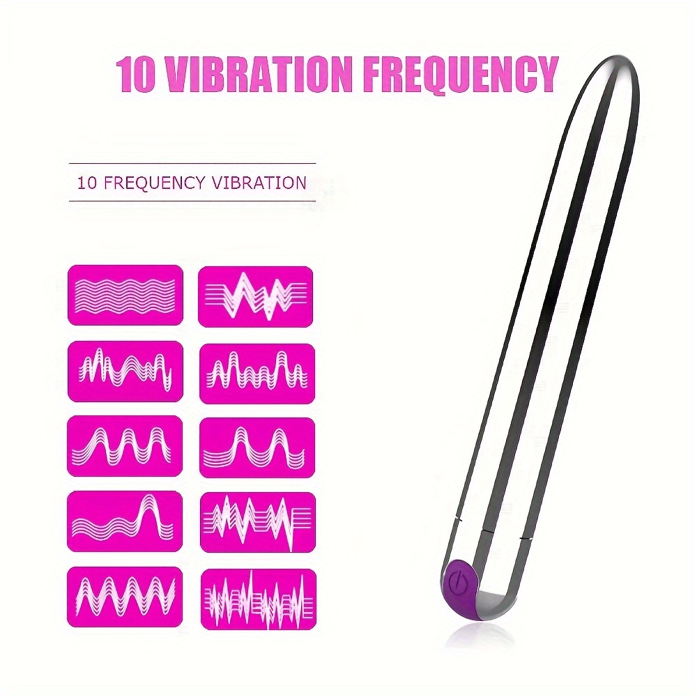 Female Bullet Vibrator 10 Frequency Mini Charging Bullet - Temu