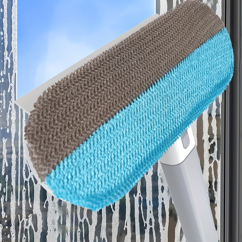 4 in 1 Window Screen Cleaner Brush, Pet Hair Remover, Magic Window Cleaning  Brush, Window Cleaner Tool, Window Mesh Screen Cleaner, Window Cleaner Brush  and Squeege, for Screen Sofa Wall Cleaning 