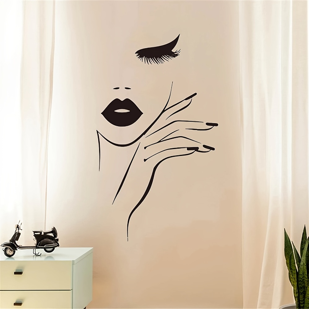 Lash Room Sign Vinyl Wall Sticker Eyelash Studio Beauty - Temu