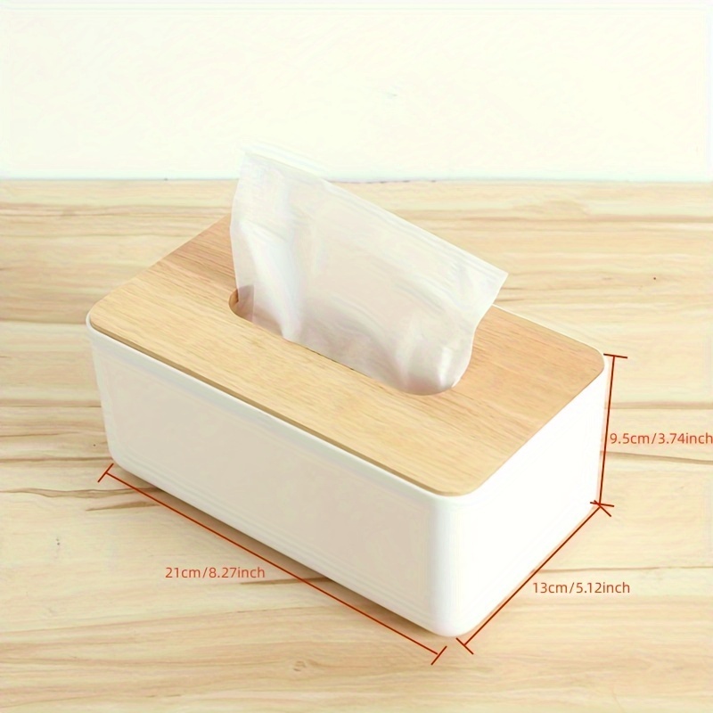 Living Room Desktop Tissue Box Japanese Bamboo Wood Tissue - Temu